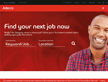 Tablet Screenshot of adecco.ca