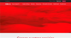 Desktop Screenshot of adecco.com.co