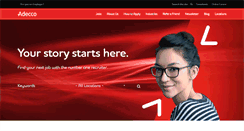 Desktop Screenshot of adecco.com.au