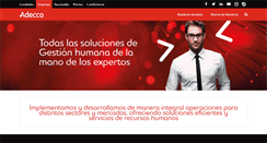 Desktop Screenshot of adecco.com.pe