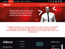 Tablet Screenshot of adecco.com.pe