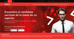 Desktop Screenshot of adecco.com.mx
