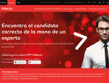 Tablet Screenshot of adecco.com.mx